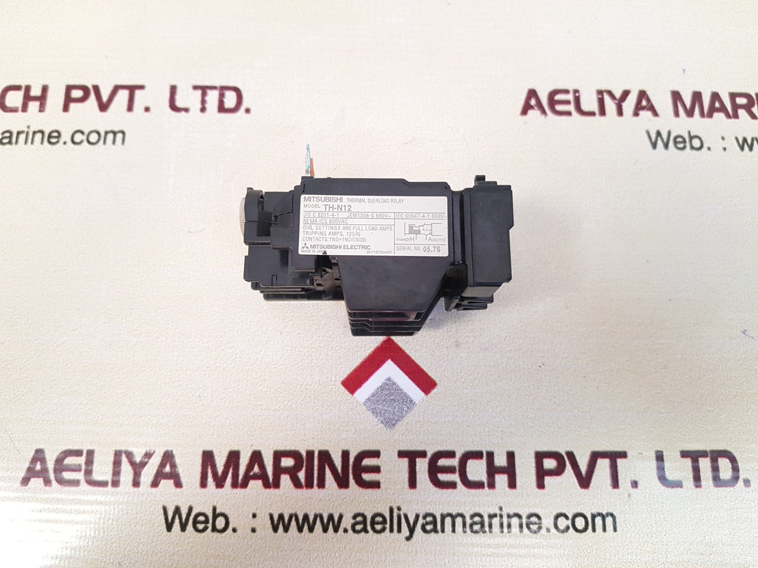 Mitsubishi th-n12 thermal overload relay
