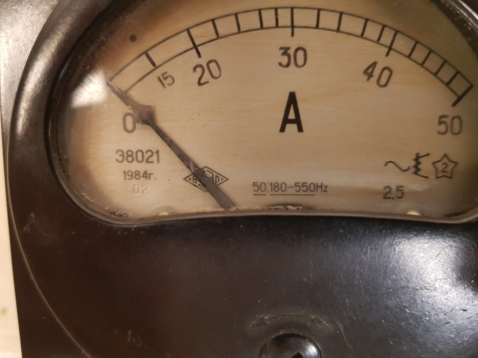 Amperomierz 38021 0-50a