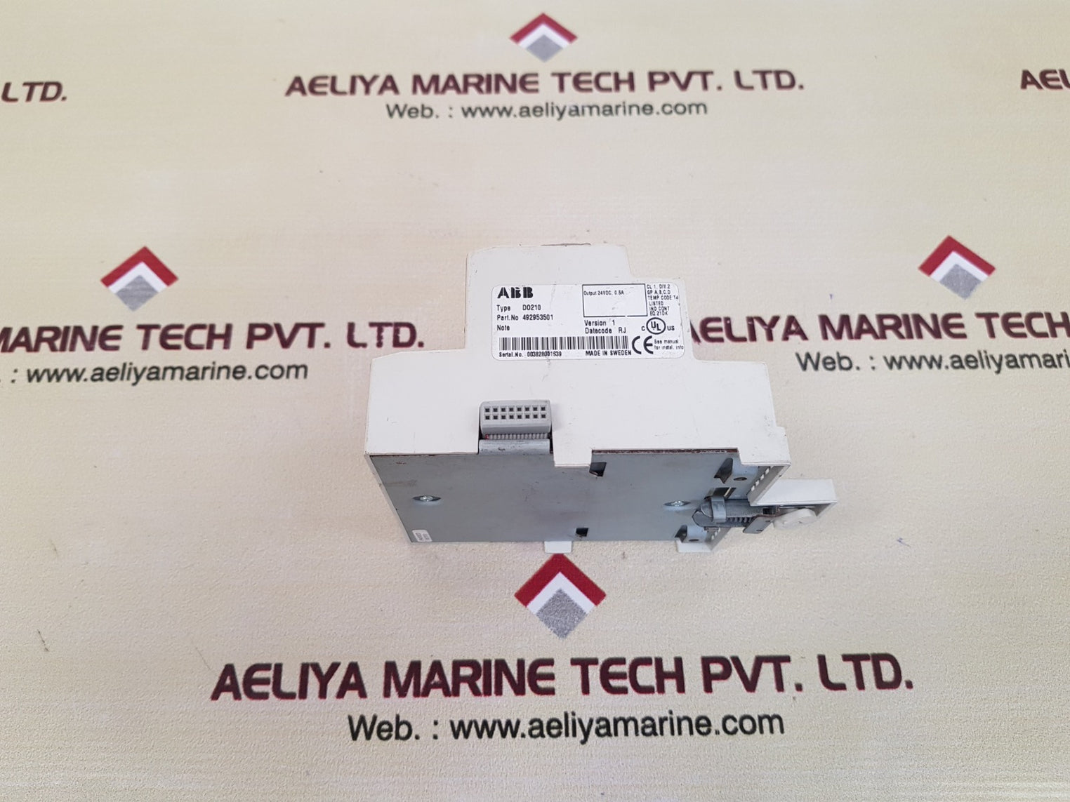 Abb do210 digital output module 492953501 version. 1