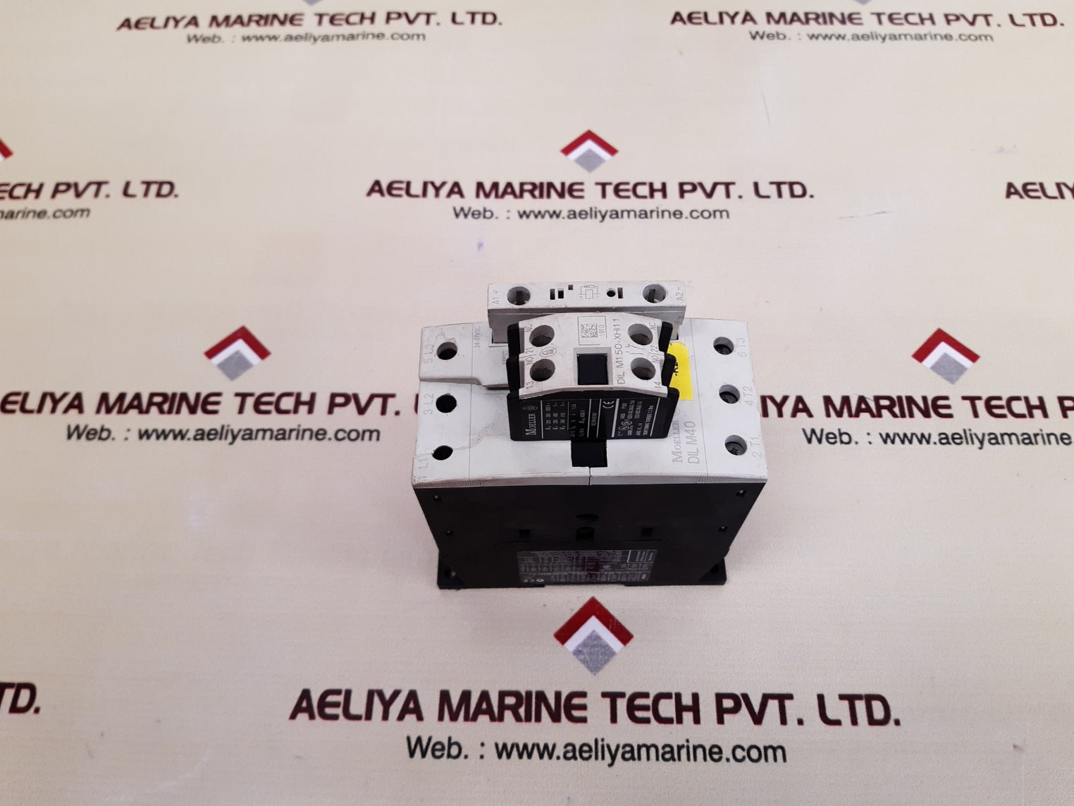 Eaton dil m40 contactor with m150-xhi11 contact block