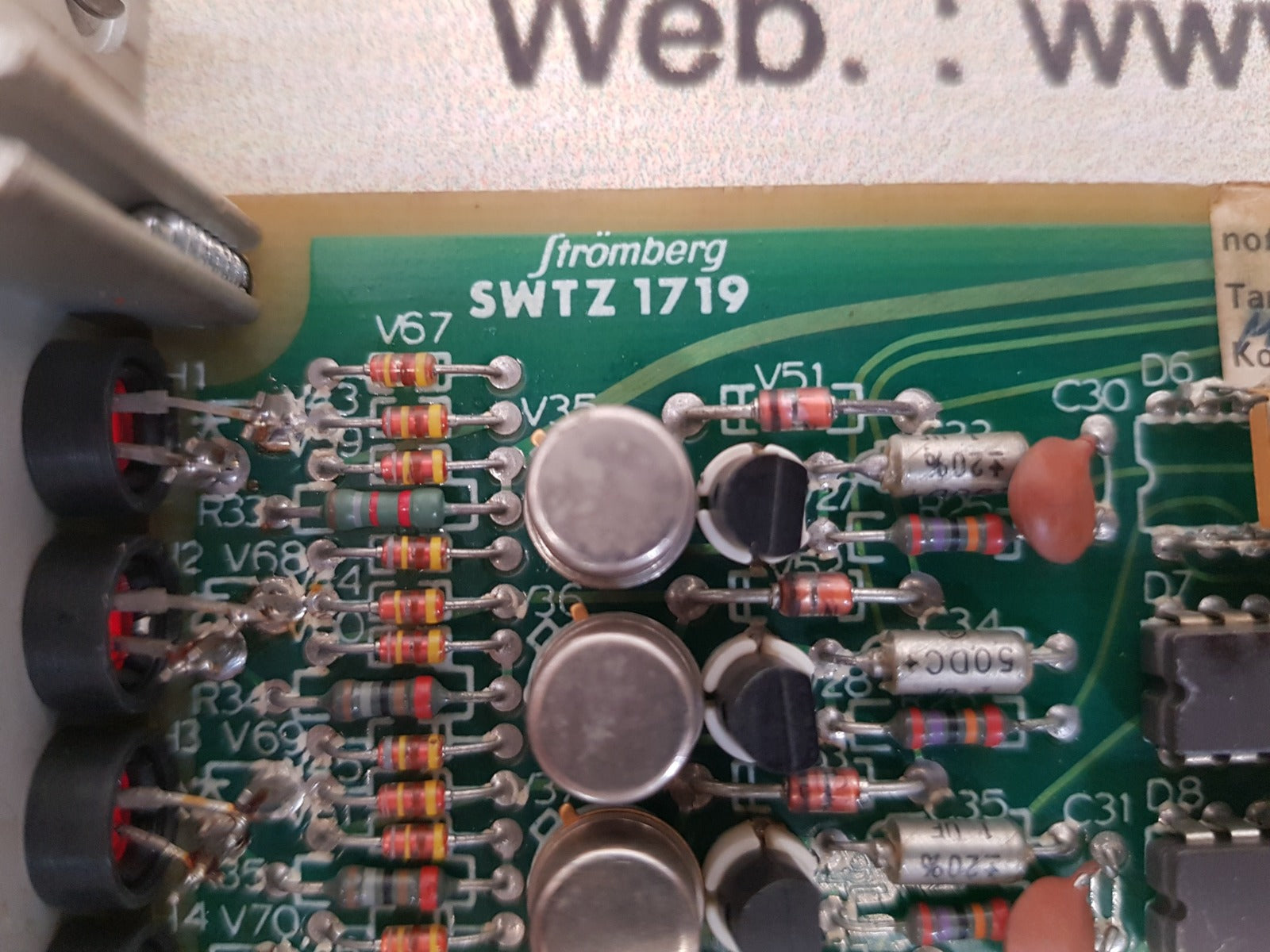 Stromberg swtm 3j1 pcb circuit board stwz 1719