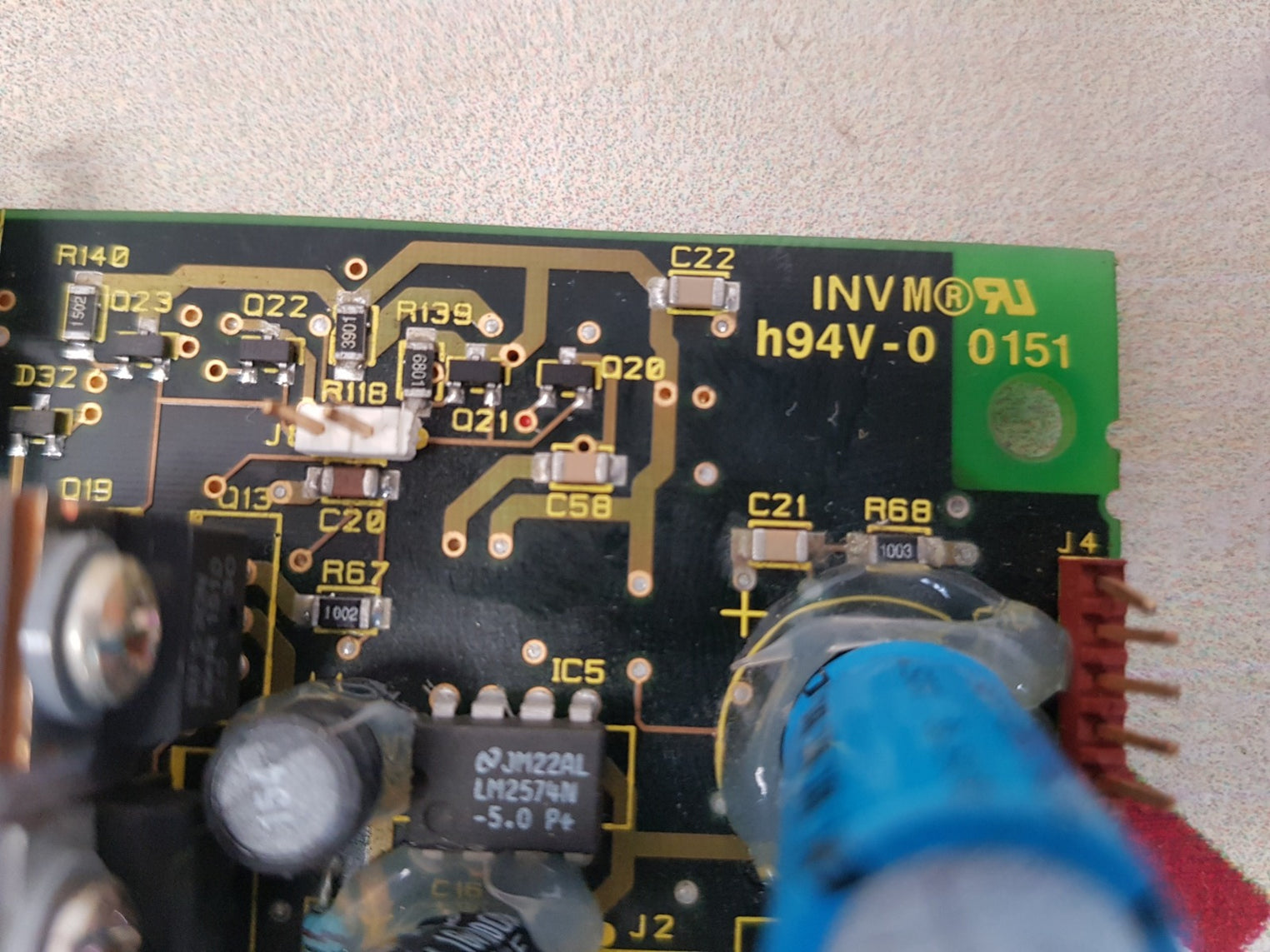 Alstom power conversion 20x4496g4 pcb card