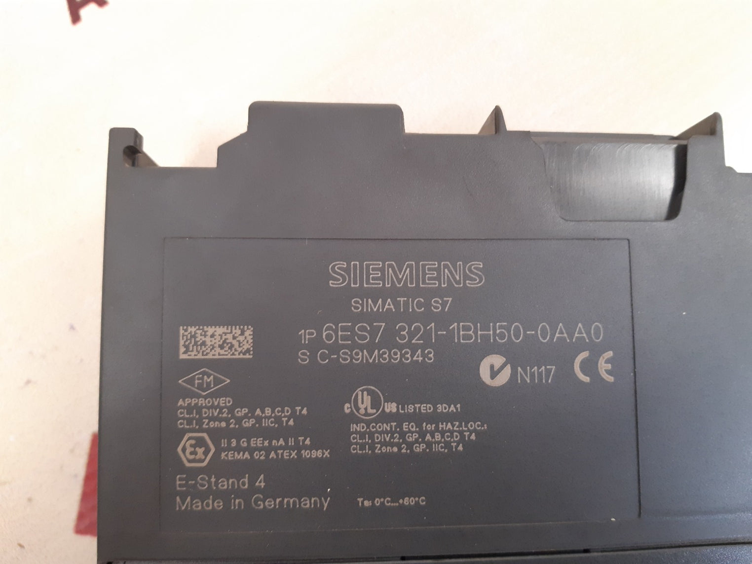 Siemens simatic s7 6es7 321-1bh50-0aa0 digital input module