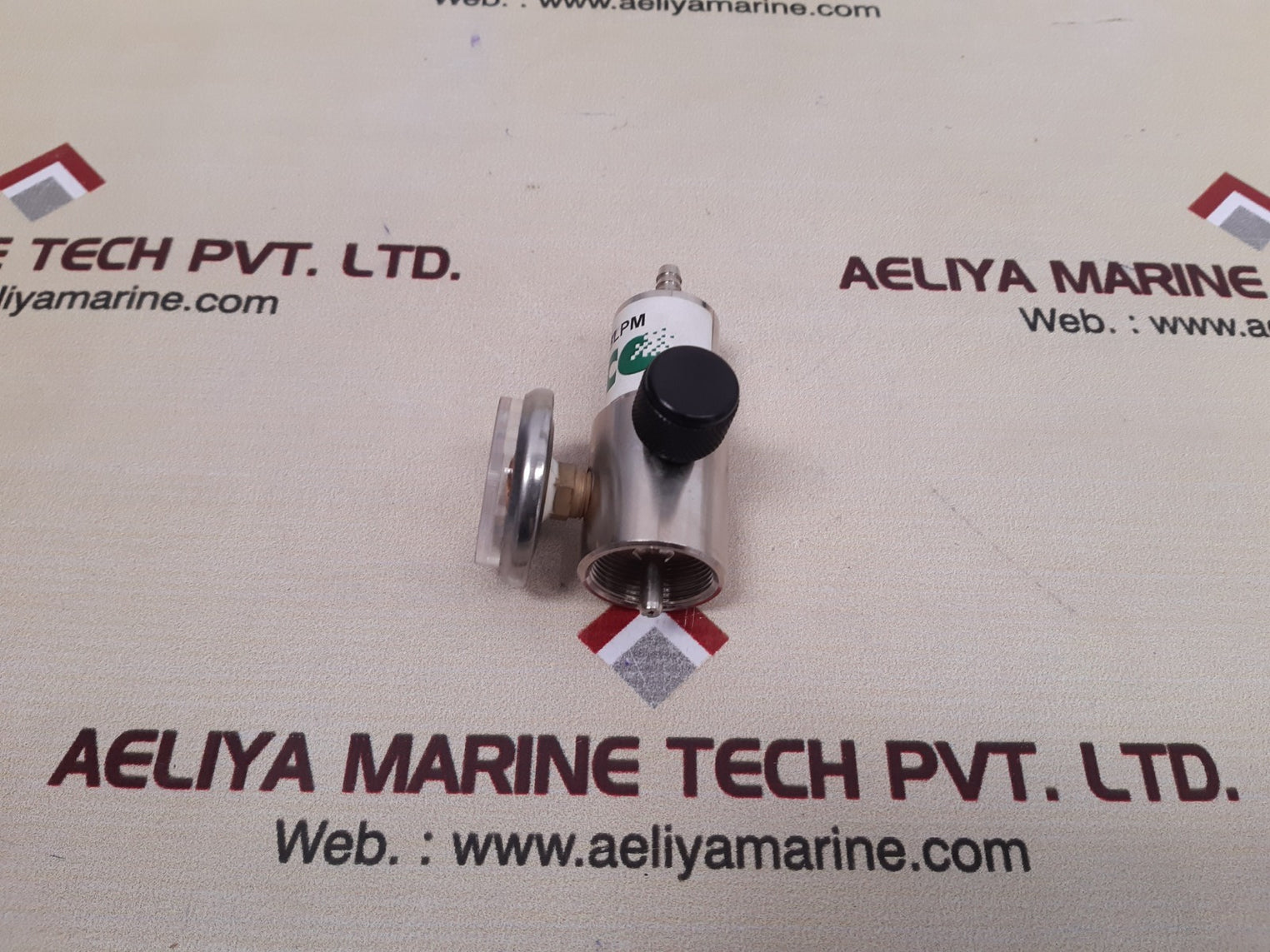 Gasco gas cylinder regulator flow 0.5 slpm 0-600 psi