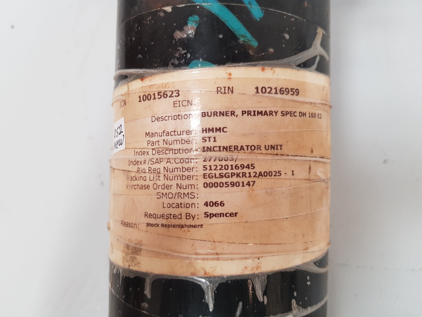 Hmmco dh160e2 d.o.burner