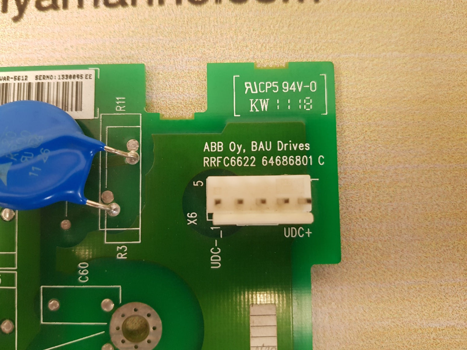 Abb rvar-5612 filtring board 64714996c