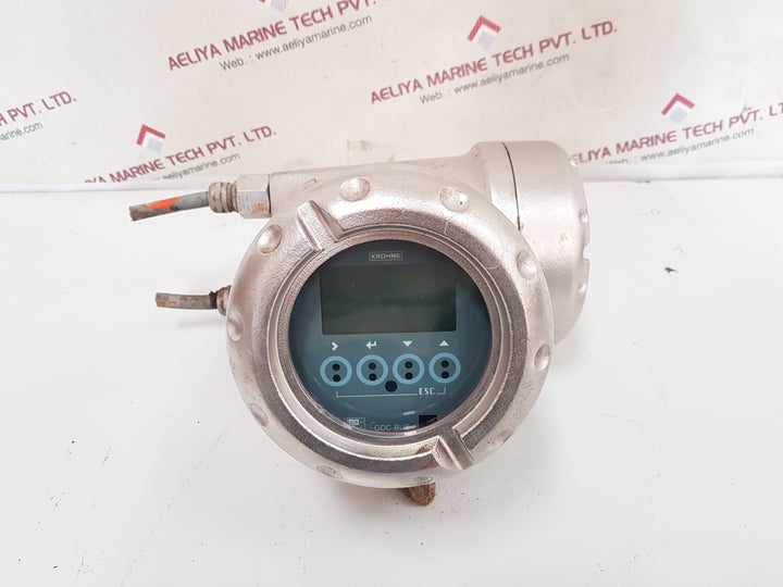 Krohne optiflux 4300c electromagnetic flowmeter 21-ft-1301-b