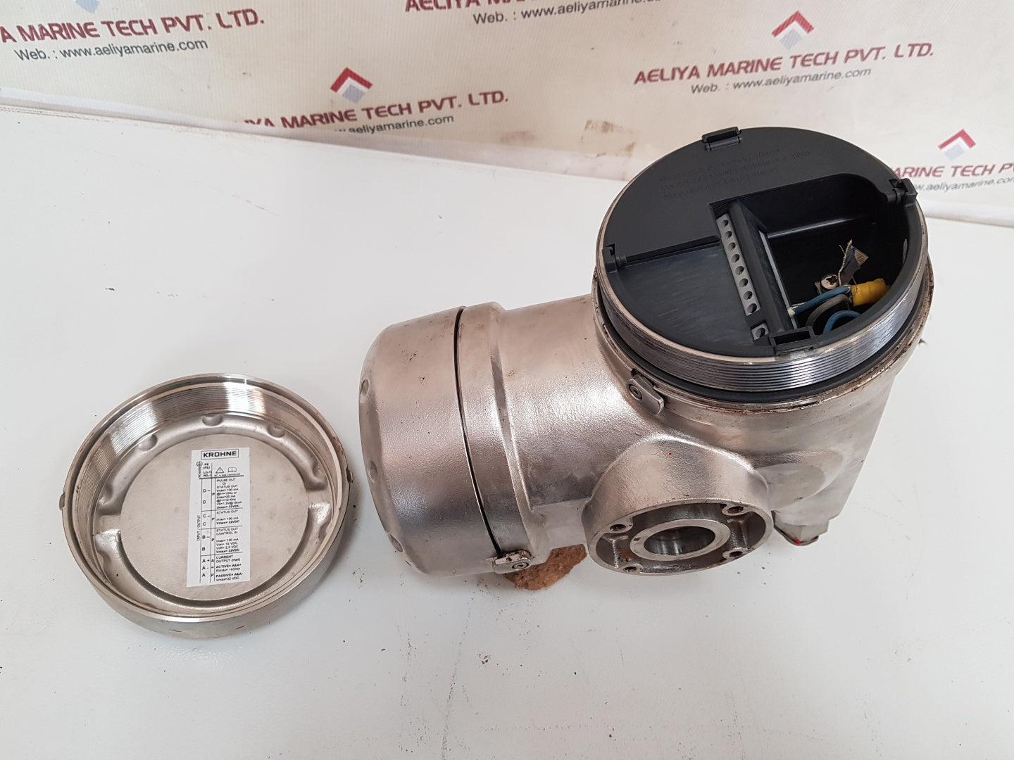 Krohne optiflux 4300c electromagnetic flowmeter 21-ft-1301-b