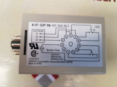 Omron 61f-gp-n floatless level switch 100vac 50/60hz