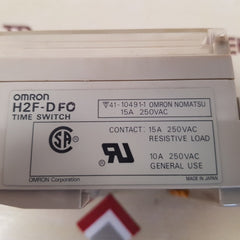 Omron h2f-dfc time switch 250vac