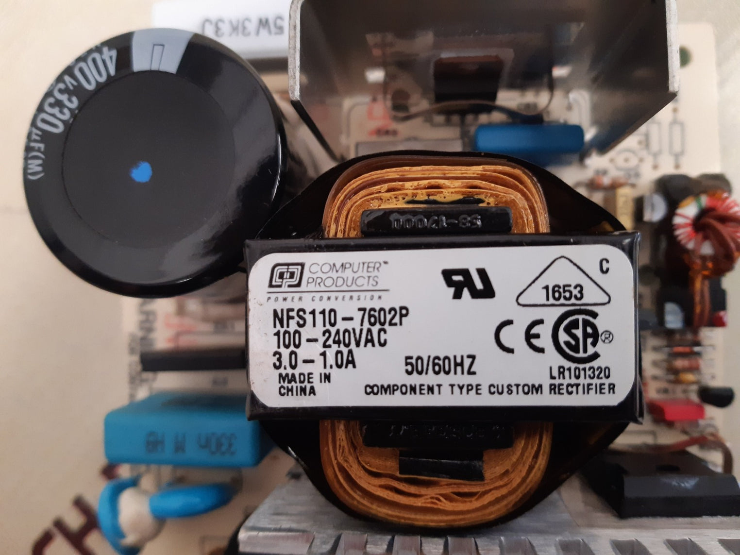 Computer nfs110-7602p power supply 100-240vac