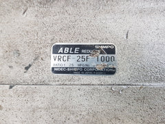 Mitsubishi hg-sr102b ac servo motor with Nidec-shimpo vrcf-25f-1000 able reducer 