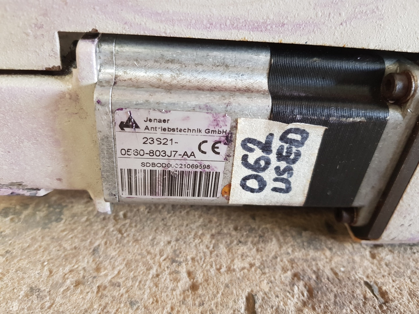 Weiss s0515177 unit with jenaer 23s21-0560-803j7-aa servo motor 