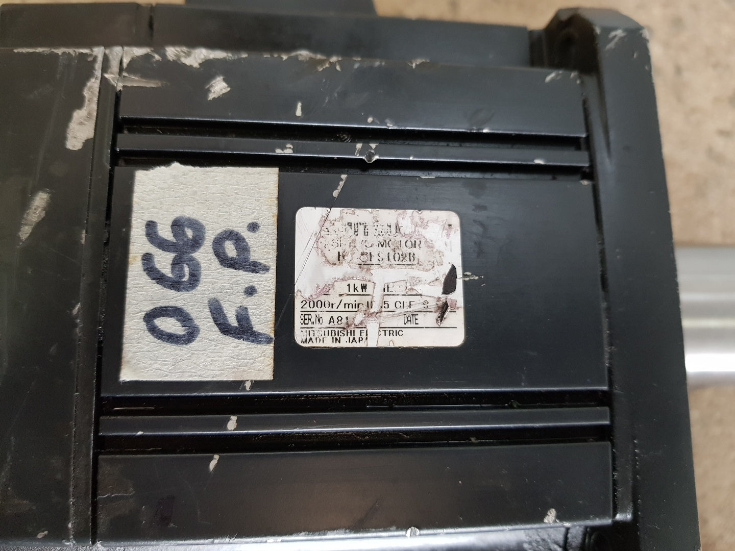 Mitsubishi hc-sfs102b ac servo motor