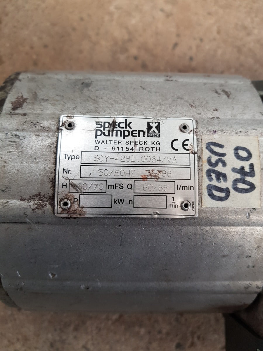 Speck pumpen scy-4281.0064/va pump