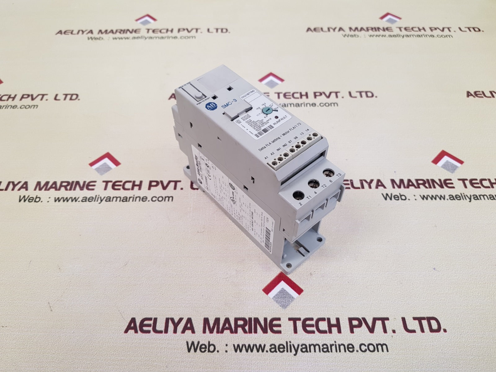 Allen-bradley 150-c25nbd smc-3 ser b soft starter frn: 2.10
