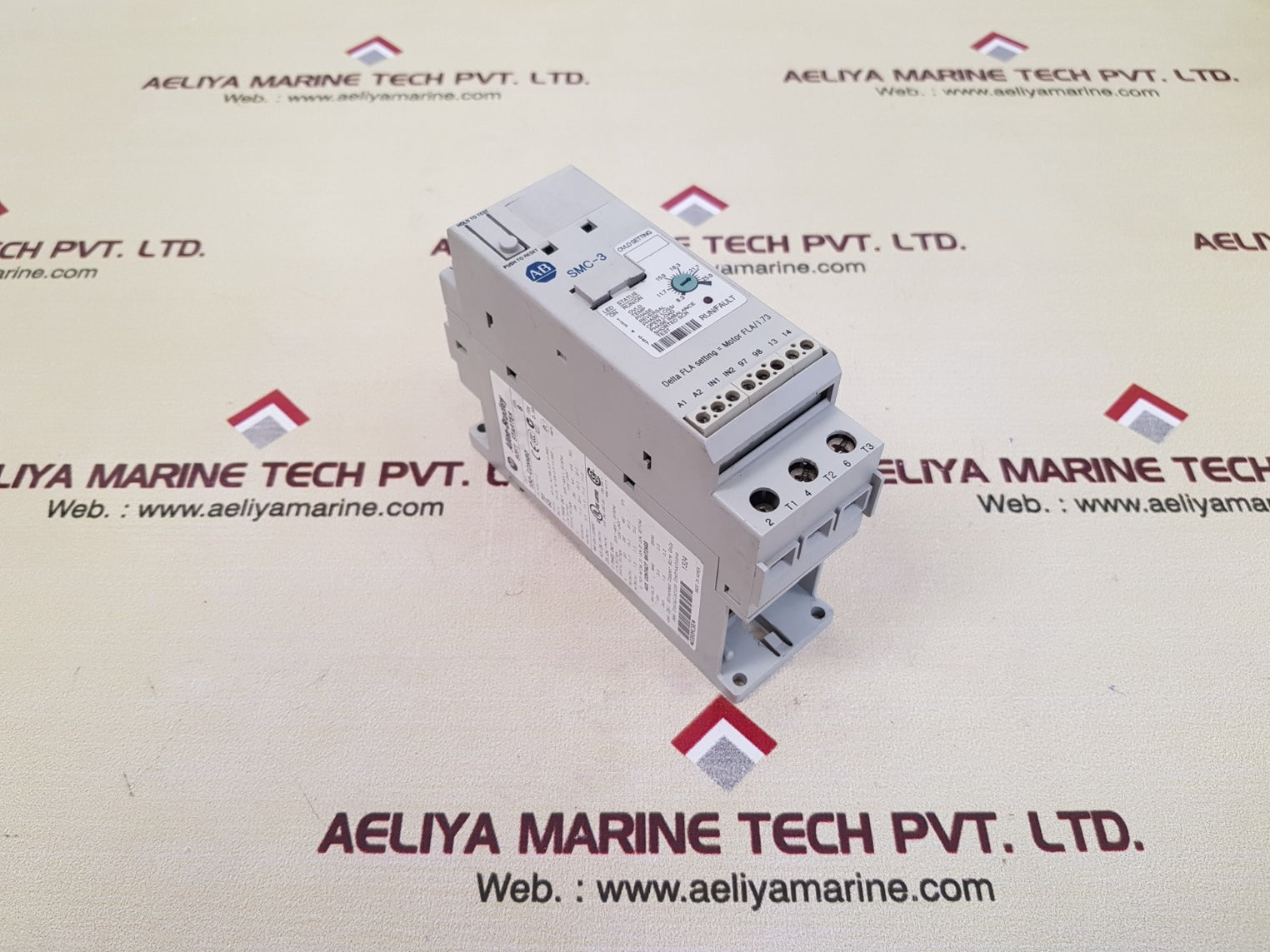 Allen-bradley 150-c25nbd smc-3 ser b soft starter frn: 2.10