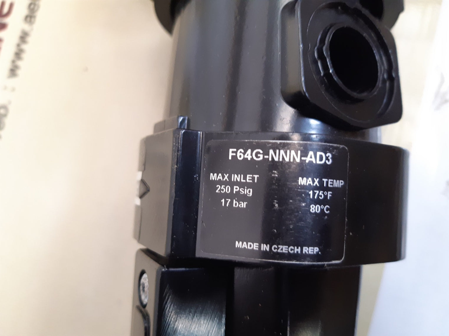 Norgren f64g-nnn-ad3 pneumatic filter 