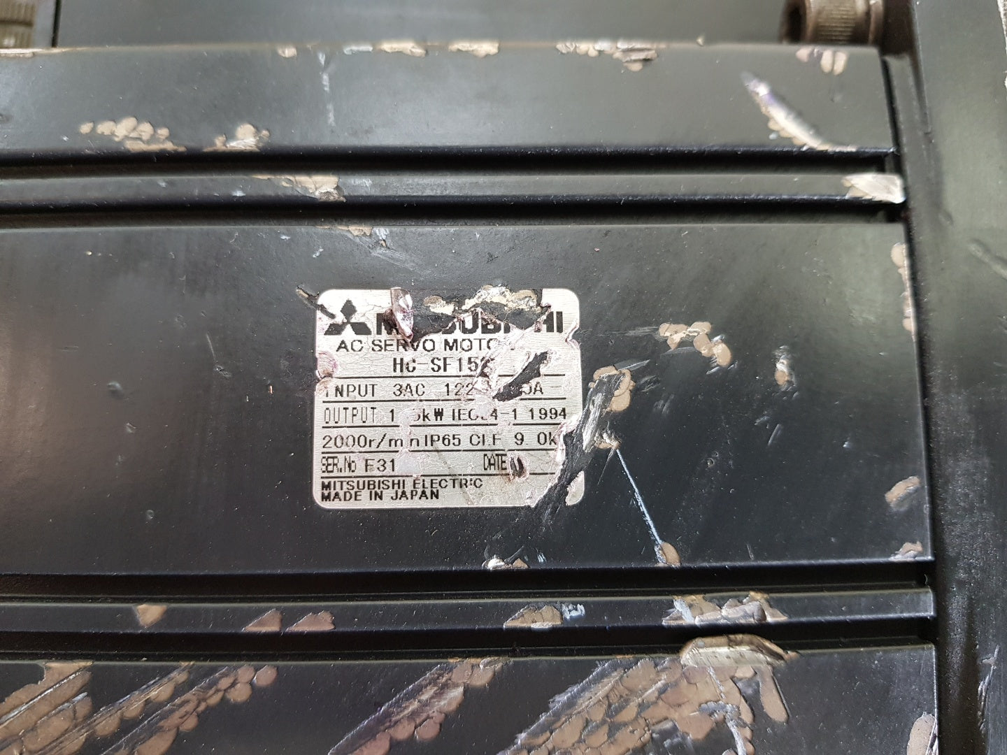 Mitsubishi electric hc-sfs152 ac servo motor