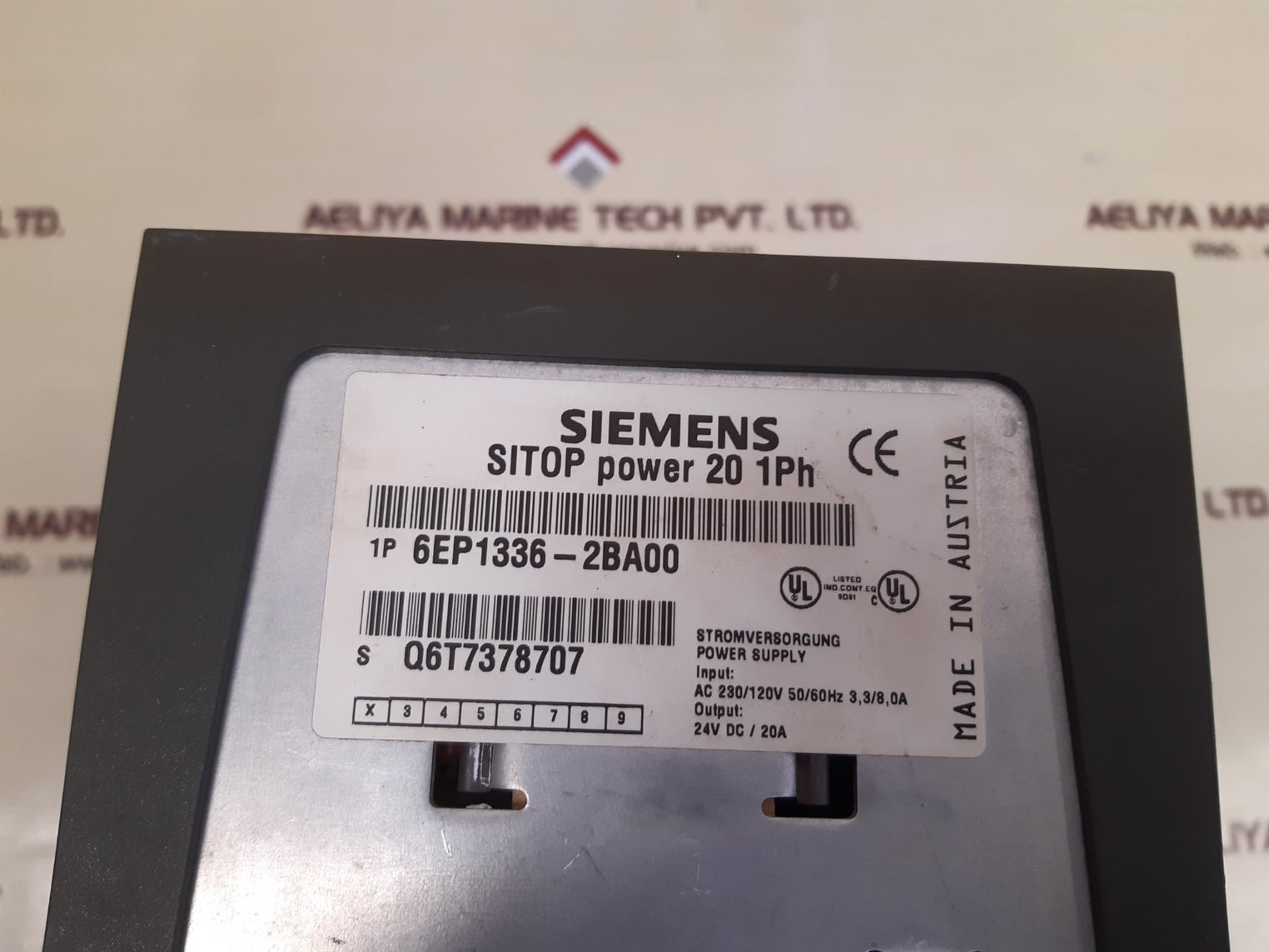 Siemens 6ep1 336-2ba00 sitop power supply