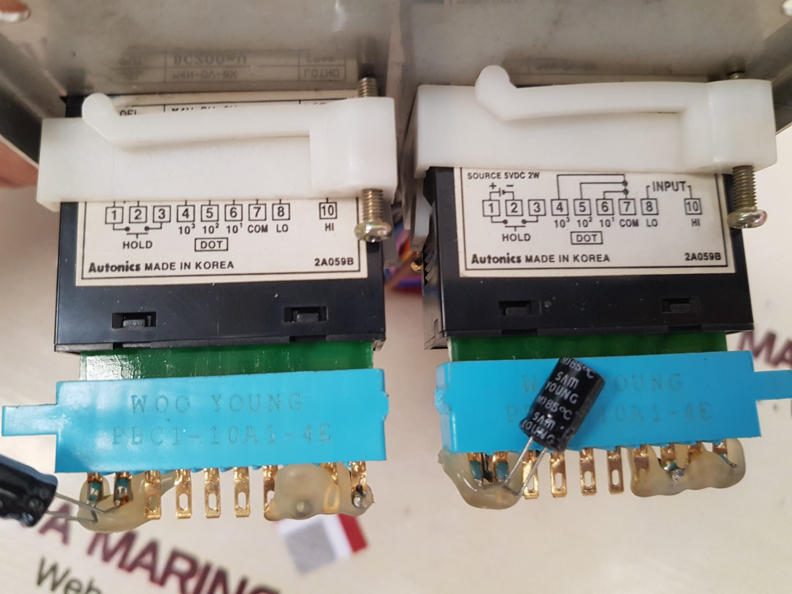 Autonics m4n-dv-0x current adjusting ampere meter