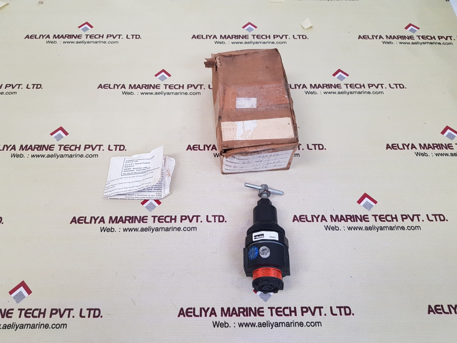 Parker r11-04c/m3 pneumatic regulator 