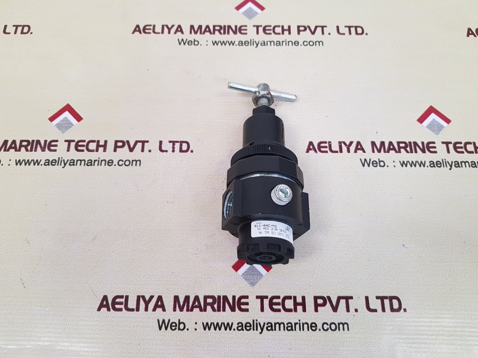 Parker r11-04c/m3 pneumatic regulator 