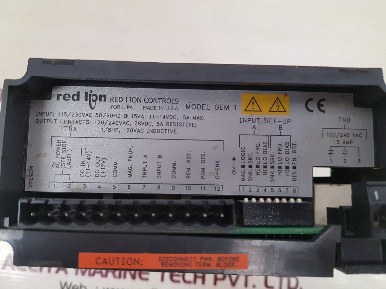 Red lion controls gem 1 digital counter gem10060