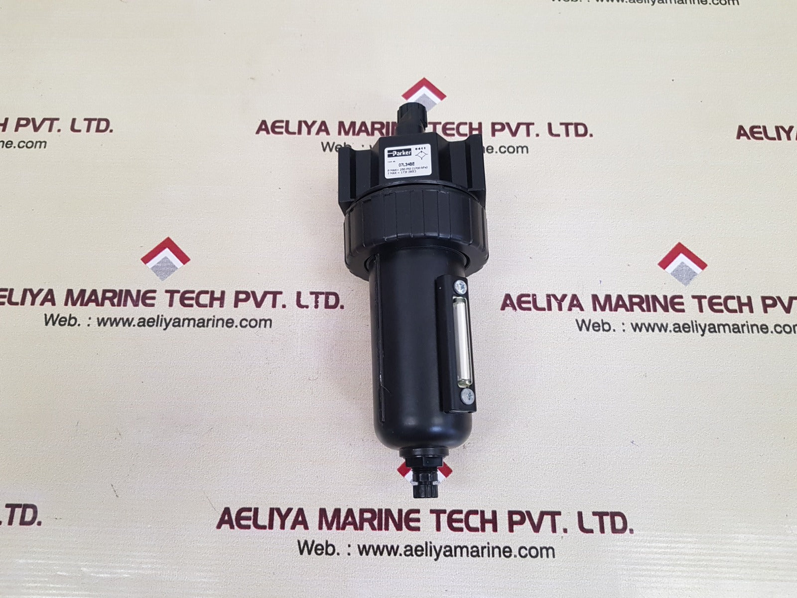 Parker 07l34be  1/2" pneumatic air filter regulator