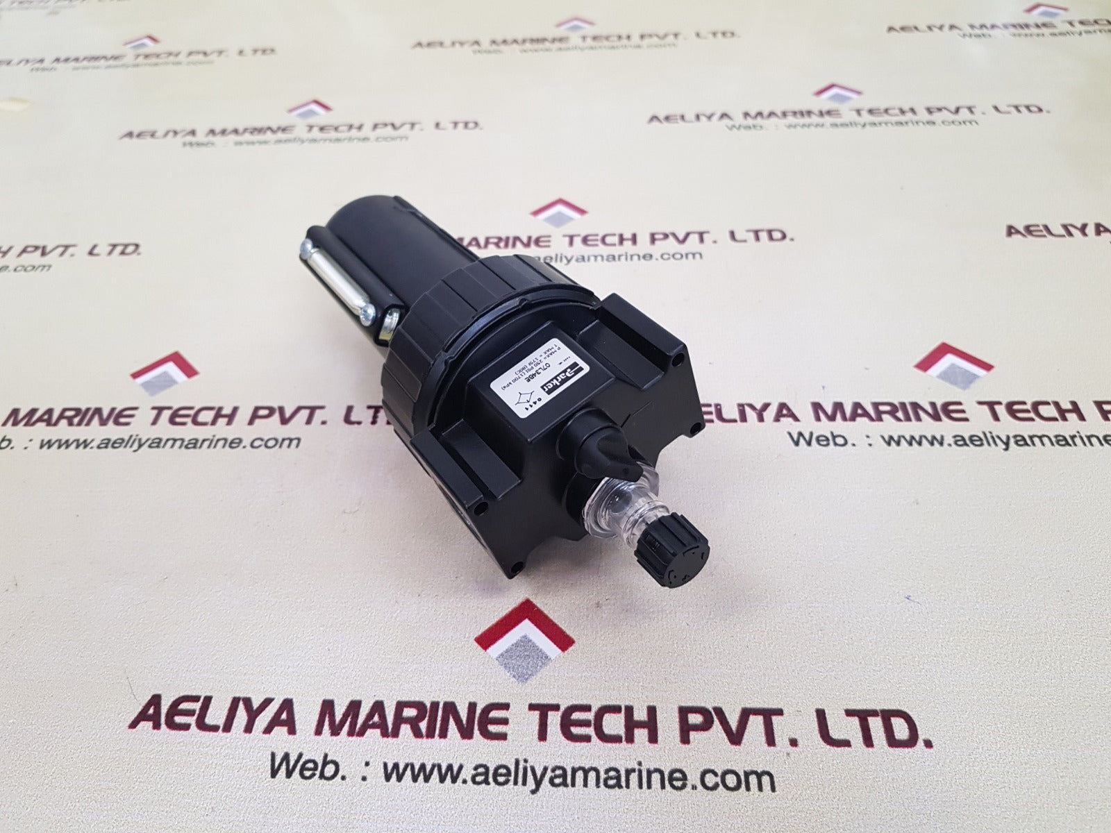 Parker 07l34be  1/2" pneumatic air filter regulator