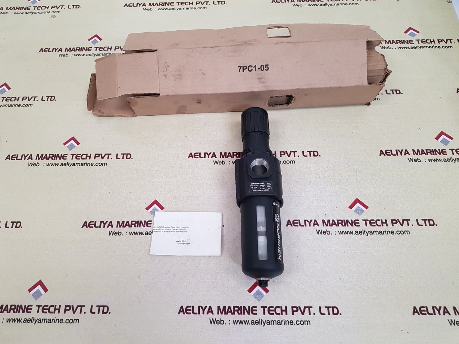 Norgren b74g-6gk-ap3-rmn filter regulator