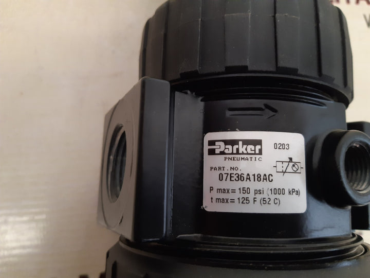 Parker 07e36a18ac air filter/regulator