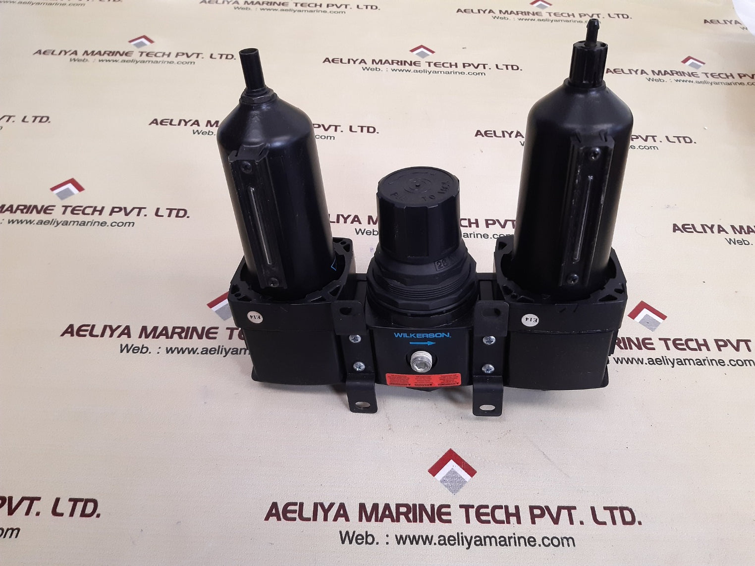 Wilkerson f28-06-sh00,r28-06-f000,l.28-06-kl00 pneumatic filter 0-125 psig