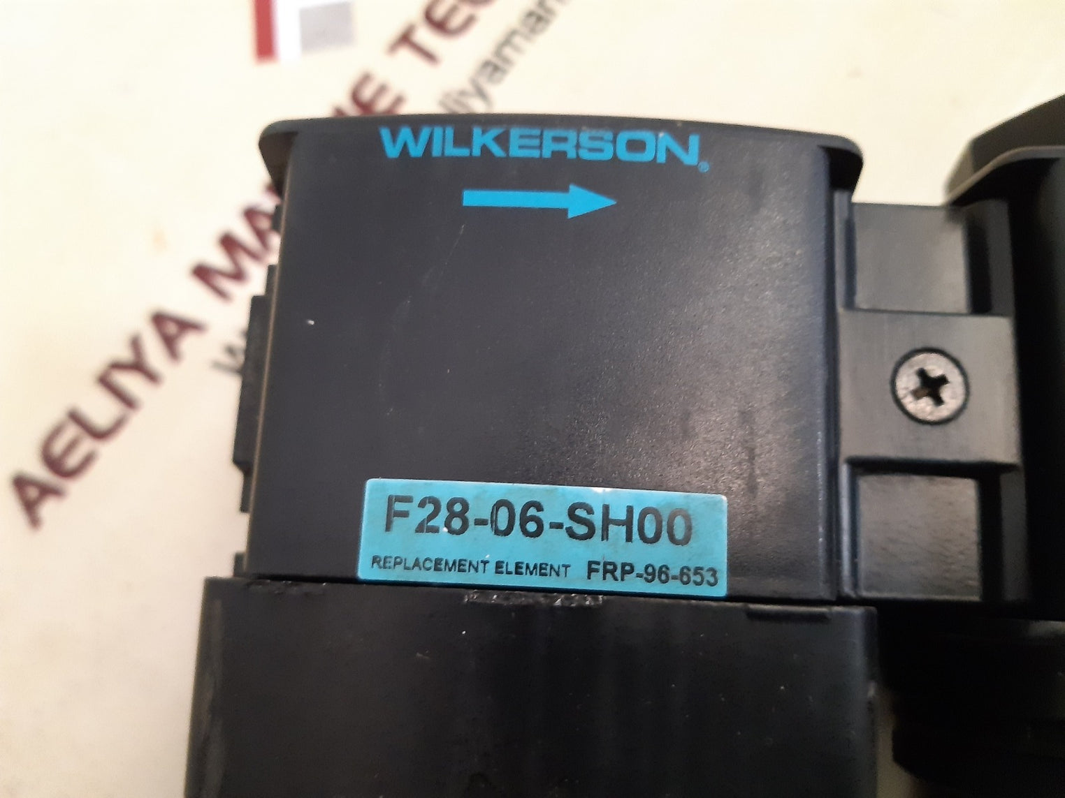 Wilkerson f28-06-sh00,r28-06-f000,l.28-06-kl00 pneumatic filter 0-125 psig