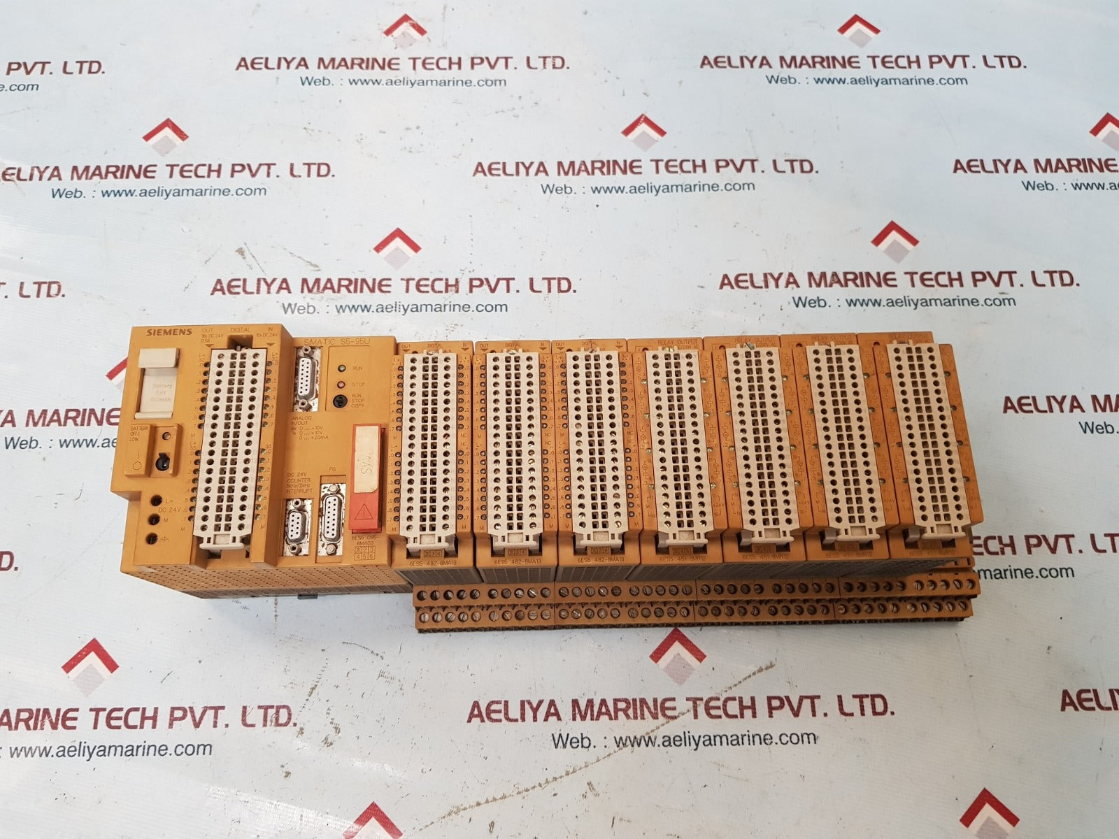 Siemens simatic s5-95u,6es5 482-8ma13,6es5 482-8ma12 module rack 