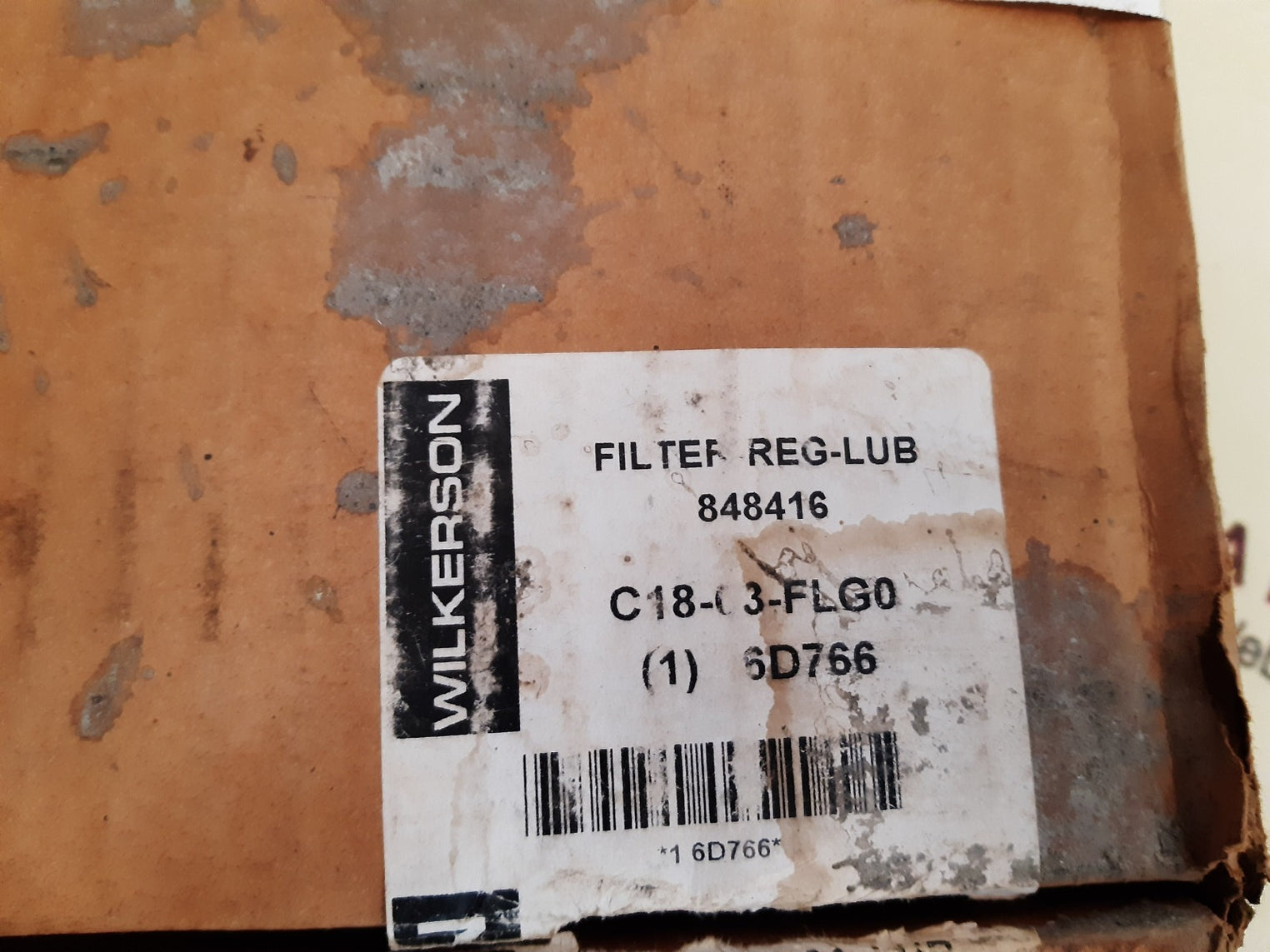 Wilkerson f18-03-sl00,r18-03-f000,l18-03-kl00 filter/regulator