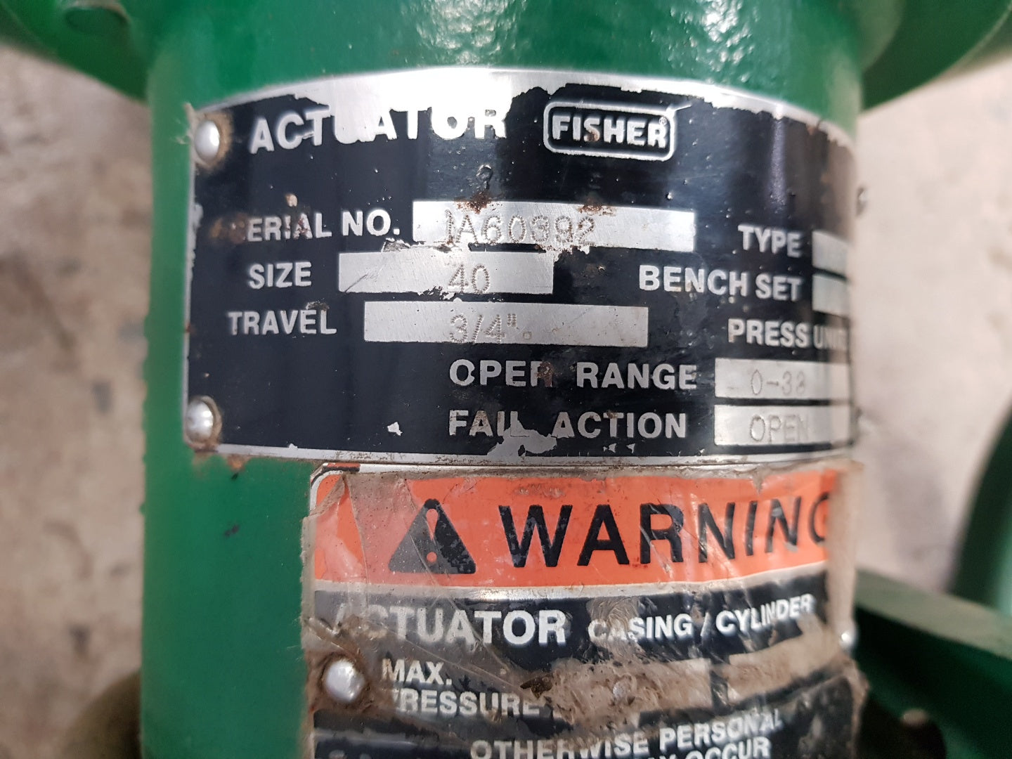 Fisher Hps Globe Valve With Fisher DVC6200 Valve Positioner IP66