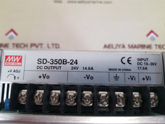Mean well sd-350b-24 dc to dc converter power supply dc 19~36v