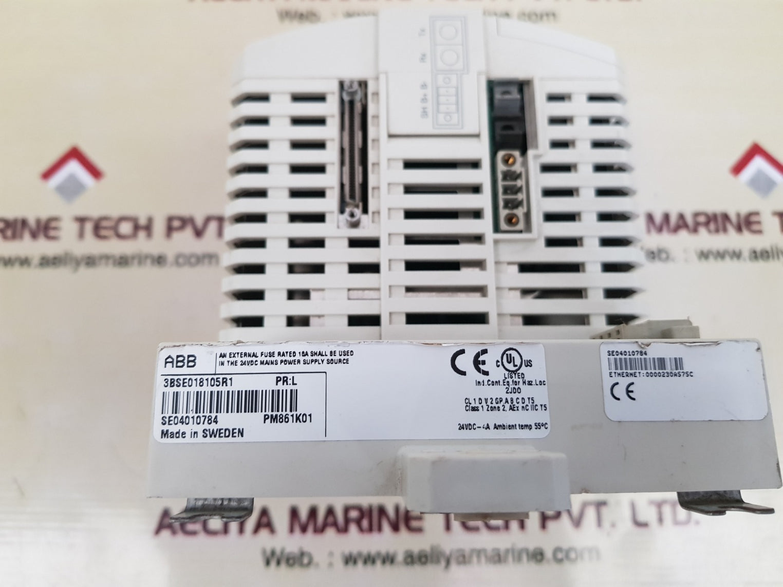 Abb pm861k01 3bse018105r1 processor unit pr:l 