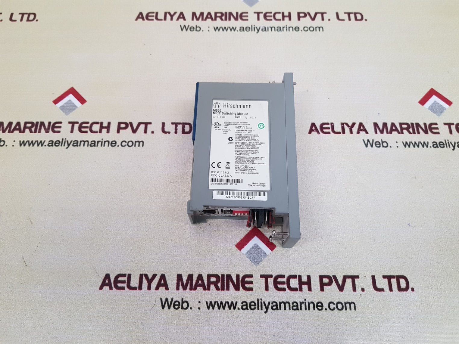 Hirschmann ms20-0800saaehh03.1.02 mice switching module 