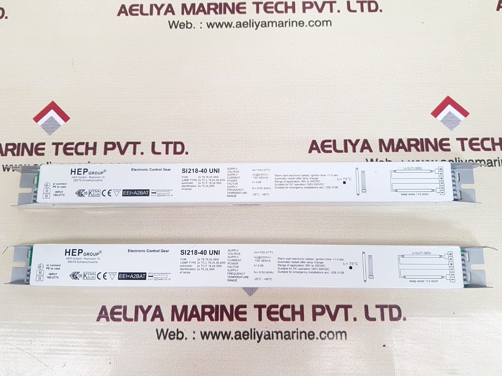 Hep si218-40 uni electronic ballast  