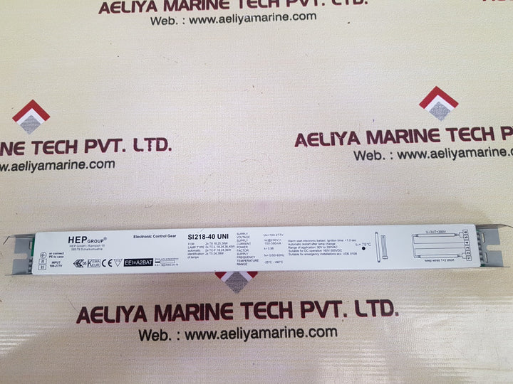 Hep si218-40 uni electronic ballast  