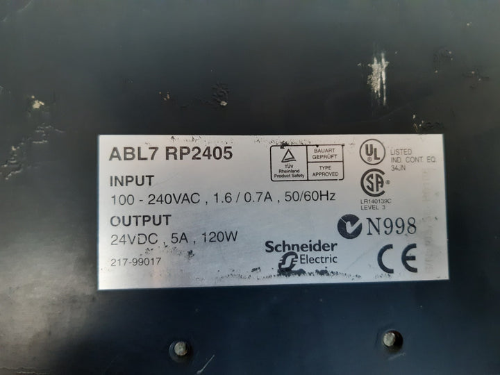 Telemecanique abl7 rp2405 power supply 