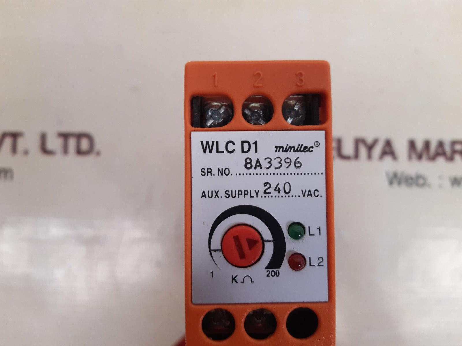 Minilec wlc d1 water level controller 240 vac