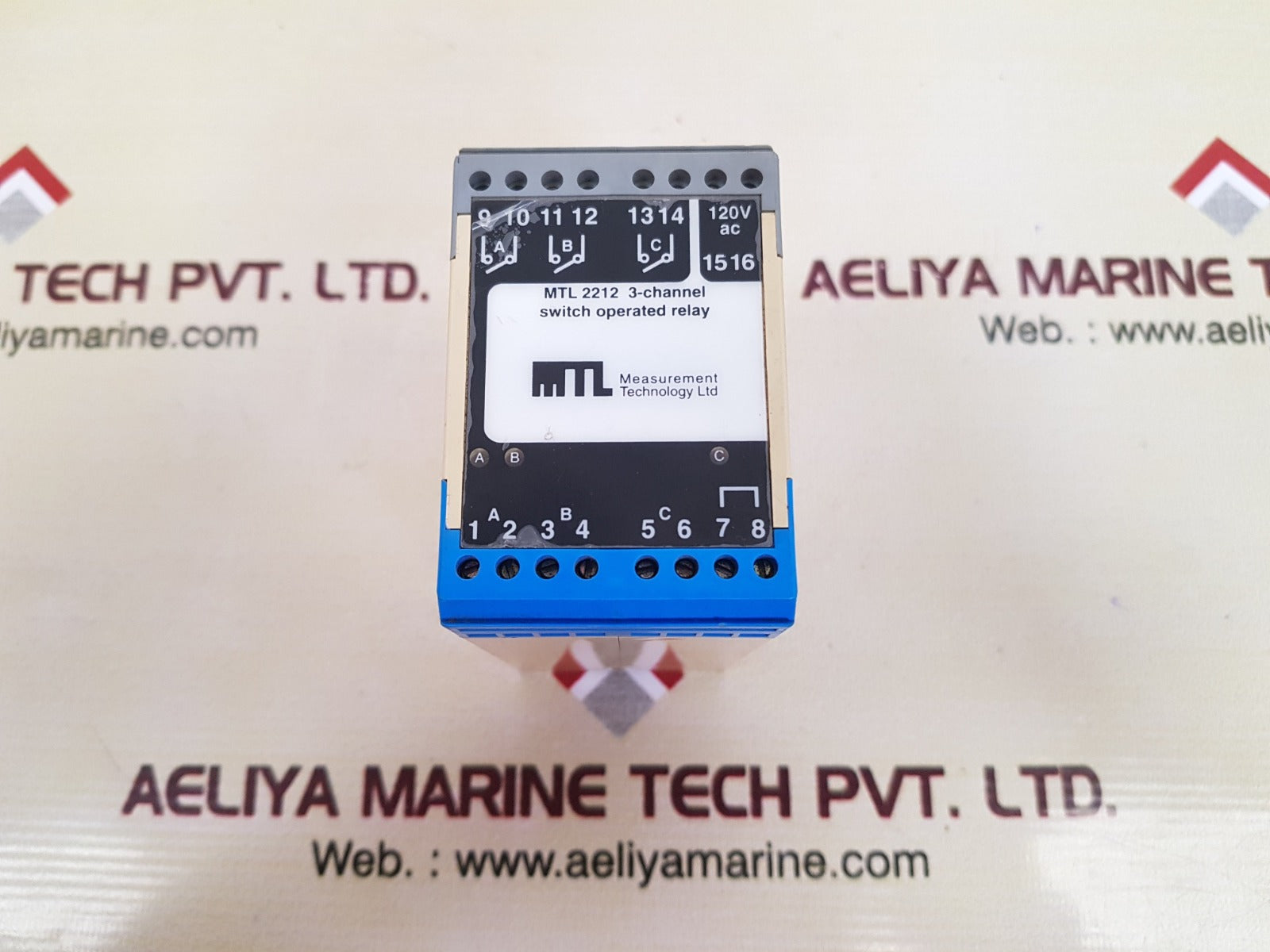 Measurement technology mtl2212 3-channel switch operated relay 60°c