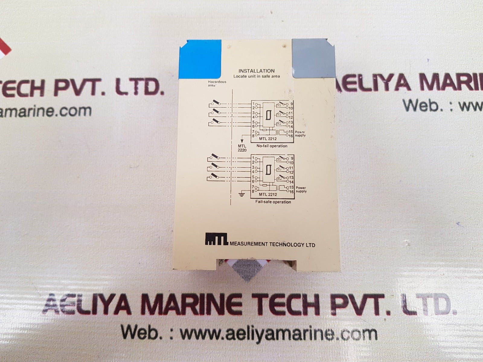 Measurement technology mtl2212 3-channel switch operated relay 60°c