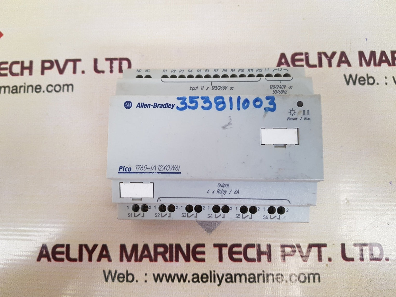 Allen-bradley pico 1760-ia12x0w6i/a expansion module