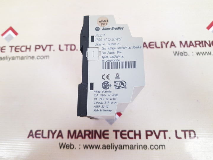 Allen-bradley pico 1760-ia12x0w6i/a expansion module