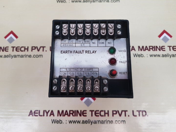 Earth fault relay