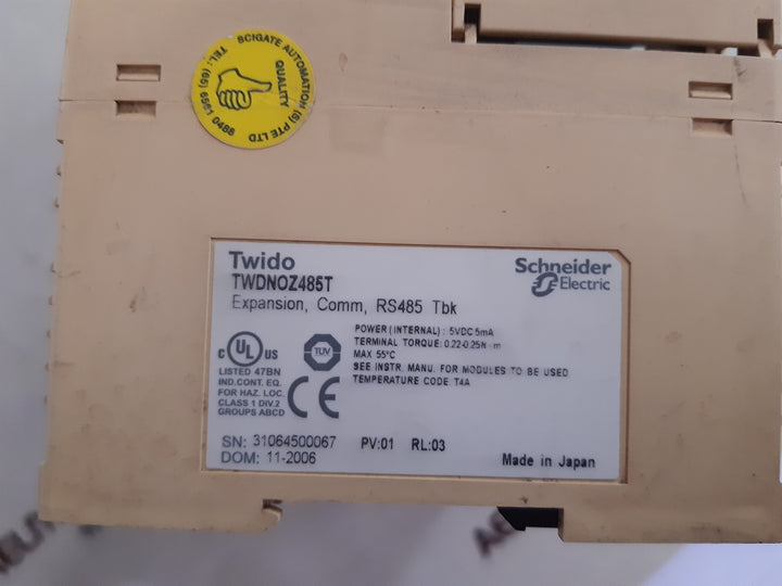 Schneider electric/ telemecanique  twdnoz485t module rack 